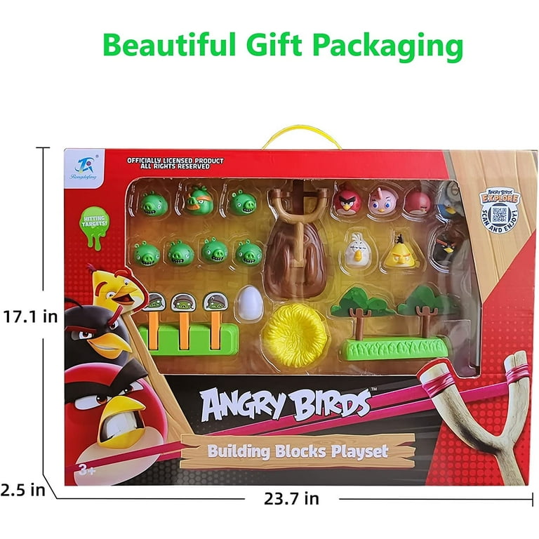 2023 Newly Licensed Angry Birds Toys Playsets Build N Launch Construction Brick Assembly Building Blocks Sets Pig City Strike 2 Takedown Space Planet