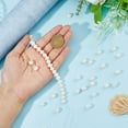 thumbnail image 3 of 52Pcs Freshwater Pearl Beads 2 Strands Oval Natural Cultured White Perfect, 3 of 7