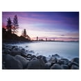 thumbnail image 2 of Rocky Burleigh Point in Blue - Extra Large Seascape Art Canvas, 2 of 3