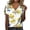 White 1, variant on Women Puff Sleeve Tops Shirt Notched V Neck T Shirt Casual Outfits Summer Fashion Clothing for Women
