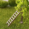 thumbnail image 2 of BRIGHTFUFU 10PCS Staircase Model Mini Wooden Ladder for Indoor Micro-landscape, 2 of 7