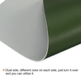 thumbnail image 3 of Uxcell 12"x10" Mouse Pad, PU Leather Dual Side Waterproof Desk Pad Writing Mat for Office Home, Green/Gray, 3 of 5