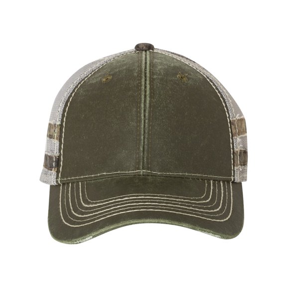 Outdoor Cap - Frayed Camo Stripes Mesh-Back Cap - HPC400M