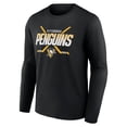 thumbnail image 2 of Men's Black Pittsburgh Penguins Team Covert Long Sleeve T-Shirt, 2 of 4