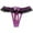 Purple, variant on Thongs for Women String Thong Beaded Thong Funny Thongs for Women One Size