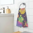 thumbnail image 4 of Dreamtimes Rainbow Pineapples Bath Towels Set 16×28 inches, Cotton Face Towel Water Absorbent Lightweight Quickdry Hand Towels for Bathroom Ktichen Travel Gym, 4 of 7