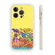 thumbnail image 1 of Proteja su iPhone con esta divertida funda para teléfono plateada mate de doble capa con dibujos animados, 1 of 4