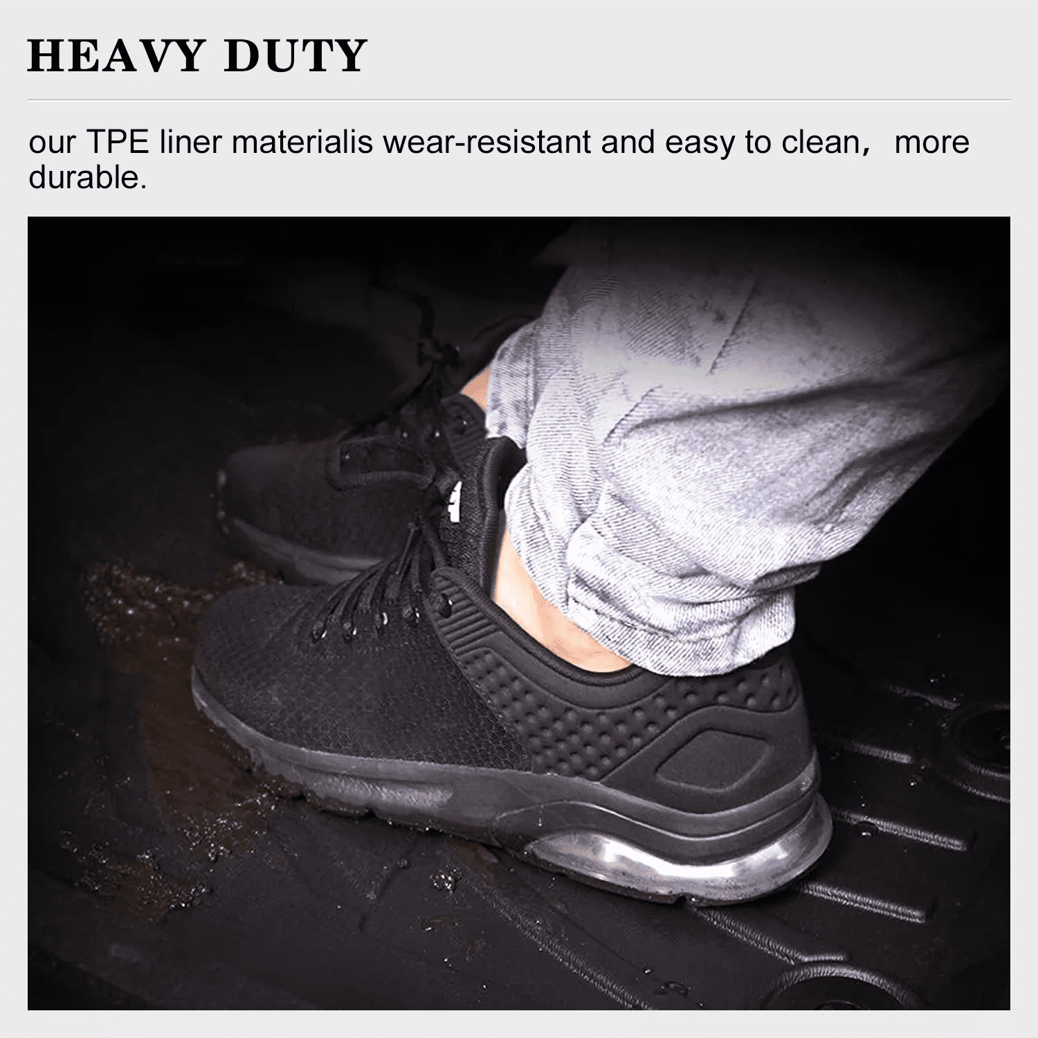 DIKSOAKR Floor Mats & Cargo Mats Fit for 2018-2024 Chevrolet Equinox Fuel Version (Non EV) - 1st & 2nd Row All Weather Protection Automotive Floor Liners &Trunk Mat &Backrest Mat