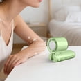 thumbnail image 4 of Leeye Portable Air Conditioner Fan, USB Rechargeable Mini Cooling Fan with Ice Function and Digital Display, Personal Air Cooler with 7-Color LED Lights for Sports Study Outdoor, Light Green,, 4 of 4