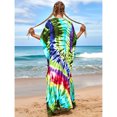 thumbnail image 6 of Sunforyou Kaftan Dresses for Women Plus Size Swimsuit Cover up Caftans Vneck Moo moo Dresses Loose Loungewear, 6 of 6