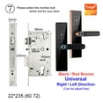 thumbnail image 2 of Door Lock, Tuya Electronic Lock Smart Door Lock Fingerprint Lock Password IC Card Key USB Charge For Smart Home ,Easy to Install, 2 of 6