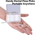 thumbnail image 4 of Toothpick 1000 pack dental floss pick fifth generation dental floss pick, with travel case toothpicks, suitable for family restaurant adult dental cleaning, 4 of 4