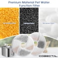 thumbnail image 6 of Cobectal Cat Dog Water Fountain Replacement Filters, 8-Pack Pet Drinking Filtration Cartridges for Water Dispenser, 6 of 9
