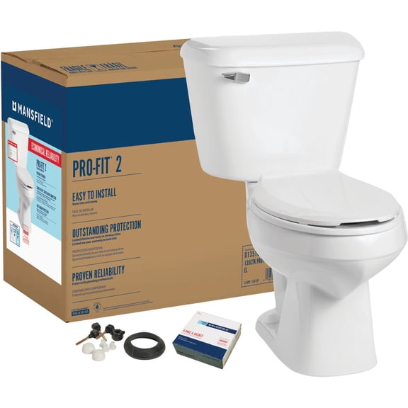 Mansfield Alto Pro-Fit 2 Complete Toilet 1.6 gal. - Case Of: 1