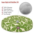 thumbnail image 3 of Majestic Pet Plantation Round Dog Bed Treated Polyester Removable Cover Sage Small 30 x 30 x 4, 3 of 6
