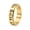 Gold, variant on Men Women's Rotatable Hollow Roman Numeral Stainless Steel Ring Vintage Personalized Hip Hop Ring Band Finger Jewelry Black Size 11