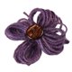 thumbnail image 4 of 10 piezas nuevos adornos de flores de hilo de moda para fiesta de boda, hogar, hotel, artesanía, decoración, álbum de recortes, adornos de bricolaje, púrpura Zulema flor de guirnalda guita flor, 4 of 7
