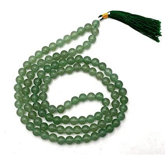 Green Aventurine Mala Beads 108 Buddhist Prayer Beads Japamala