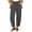 AA# Gray, variant on Corduroy Pants for Women Petite Trendy High Waisted Button Barrel Pants Loose Comfortable Khaki Pants with Pockets Fashion Outfits Army Green M
