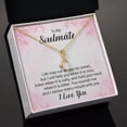 thumbnail image 3 of To My Soulmate Life May Not Always be Sweet Alluring Ribbon Necklace Message Card, 3 of 20