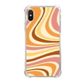 thumbnail image 1 of Orange Swirl Case Compatible with iPhone Xs - iPhone X,Unique Art Design TPU Bumper Cover Case, 1 of 5