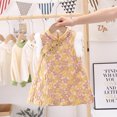 thumbnail image 3 of Mercatoo Thanksgiving Outfits for Baby Girls Toddler Baby Kid Girl Chinese Year Tang Suit Princess Fall Family Photoshoot Outfits, 3 of 9