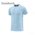 thumbnail image 4 of Enridrech Men's Quick Dry Tshirt Crew Neck Short Sleeve T Shirt Solid Color Casual Stylish Summer Tee Basic Top, 4 of 5