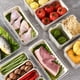 thumbnail image 2 of Caja de almacenamiento para refrigerador, caja de almacenamiento separada para alimentos de grado alimenticio para cocina, verduras, albóndigas congeladas especiales, 2 of 6