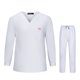 thumbnail image 4 of Ropa de trabajo Salvador para enfermería uniforme con cuello en V pantalones exfoliantes M, 4 of 10