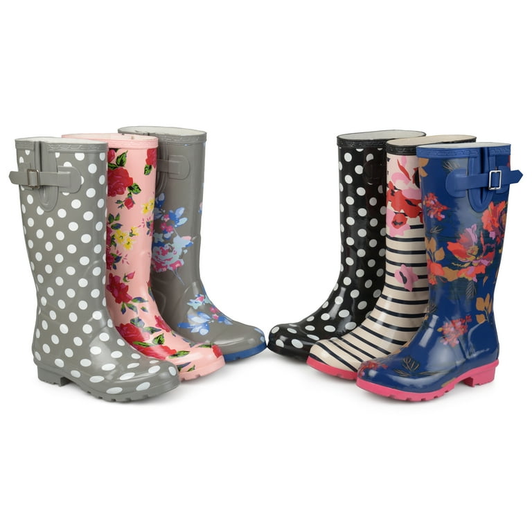 Womens rubber sale boots walmart