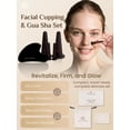 thumbnail image 2 of Set de ventosas faciales y herramienta facial Gua Sha Rena Chris Black, 2 of 8