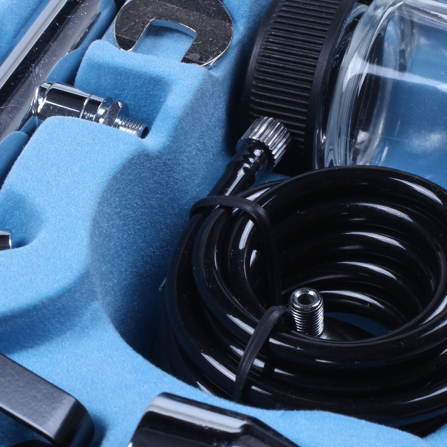 Siphon Feed Dual Action 0.35Mm Airbrush Kit Tool Art Painting