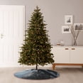 thumbnail image 7 of Daiia Valley Gray Dragon Drawing Merry Christmas Tree Skirt , Xmas Large Lace-up Tree Skirt, Santa Snowflakes Rustic Home Decorations New Year Party Farmhouse Decor-36", 7 of 7
