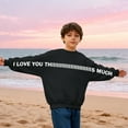 thumbnail image 5 of UQJfacai Girls Boys Valentines Shrits Letter Print Crewneck Sweatshirt Long Sleeve Fleece Pullover Tops Holiday Clothes 3-14 Years, 5 of 6