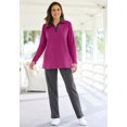 thumbnail image 5 of Woman Within Plus Size 2-Piece Fleece Polo Set, 5 of 5