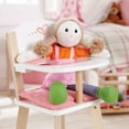 thumbnail image 5 of Hape Babydoll Highchair - Pink Hearts - Toddler Wooden Doll Play Furniture, 5 of 5