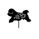 thumbnail image 3 of Silueta Animal Estaca Perro Decoración De Jardín Silueta De Perro Negro Para Camino De Césped Acera 2 Unids/Set Monstrate HA035026-00, 3 of 6