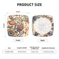 thumbnail image 6 of Uemuo Floral With Birds And Fantasy Flowers Pattern Waterproof Square Couch Cushion Covers, Magic Sofa Covers Washable, Stretch Sofa Seat Cushion Slipcovers, 6 of 9