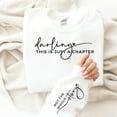 thumbnail image 2 of Darling This is Just a Chapter Not The Whole Story Sweatshirt (LightPink, S), 2 of 10