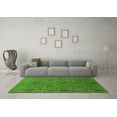 thumbnail image 3 of Ahgly Company Indoor Rectangle Abstract Green Modern Area Rugs, 7' x 10', 3 of 4
