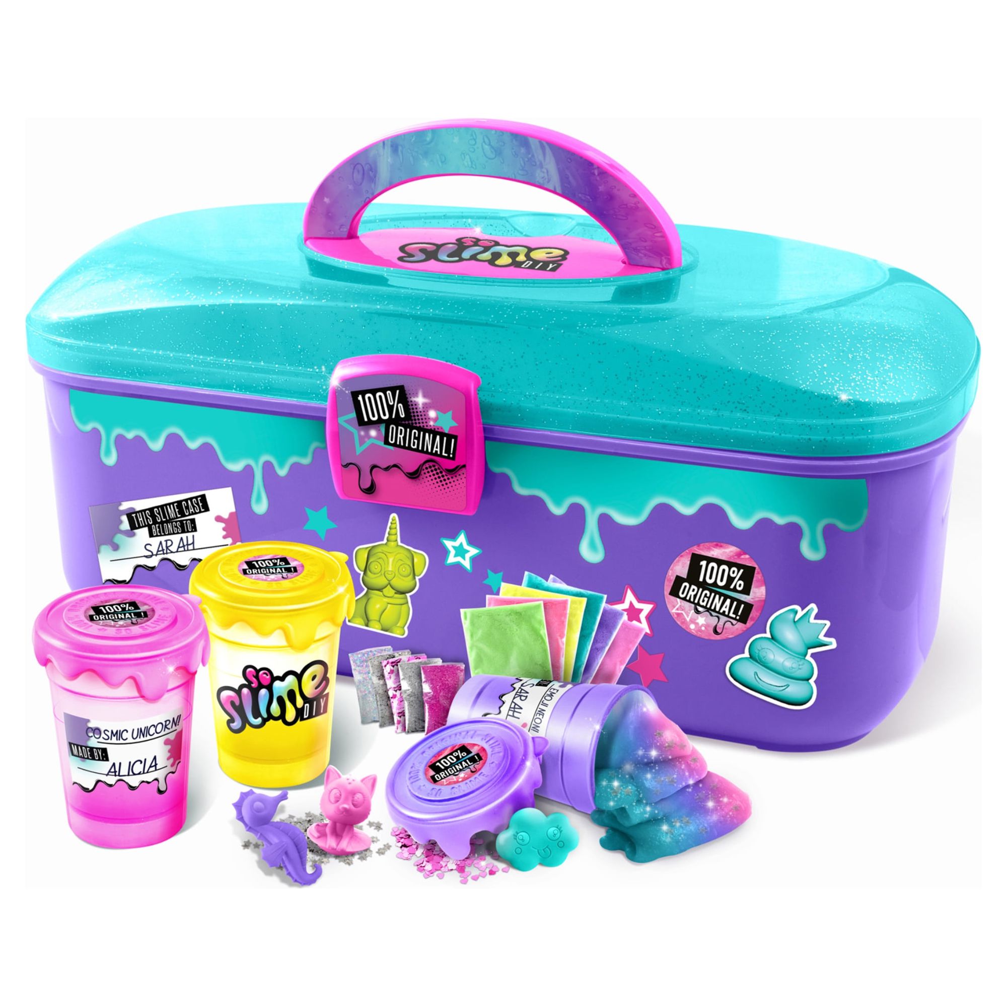 SoSlime DIY Slime Case Shaker Storage Set