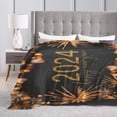 thumbnail image 4 of Kll Fleece Blanket Plush Throw Blanket Happy New Year 2024,Soft Fuzzy Cozy Flannel Blanket For Couch Sofa Bed.(60"X50"), 4 of 9