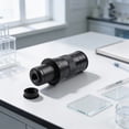 thumbnail image 3 of CS C-Mount Microscope Camera Zoom Monocular Lens 0.7-4.5X Optical Magnification 6.5:1 Ratio Alloy Construction Manual Focus for Industrial Scientific PCB Jewelry LCD Quartz(120X), 3 of 10