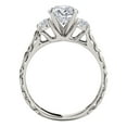 thumbnail image 3 of Aonejewelry 1/2 Carat Halo Engagement Diamond Ring Crafted In 14k White Gold, 3 of 4