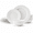 White-Service for 4-12Pcs, variant on Porcelain Dinnerware Set Black Service for 4-12Pcs, Matte Marble Pattern, For Everyday and Special Gatherings