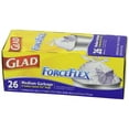 thumbnail image 4 of Glad Medium Trash Bags, 8 Gallon, 26 Bags (ForceFlex, Quick Tie), 4 of 5