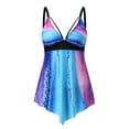 thumbnail image 3 of VBVC Tankini Swimsuits for Women Bathing Suits Two Piece Swimsuit Swimdress with Shorts, 3 of 6