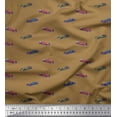 thumbnail image 1 of Soimoi Japan Crepe Satin Fabric Race Car Shirting Fabric Prints by Yard 42 Inch Wide, 1 of 1