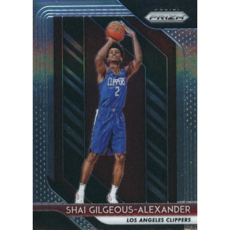 2018-19 Panini Prizm #184 Shai Gilgeous-Alexander Los Angeles Clippers Rookie Basketball (Best Panini Los Angeles)