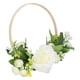 thumbnail image 2 of Corona de flores de boda, corona de flores artificiales duradera para mujeres/nias para novia/dama de honor para cumpleaos/Navidad/fiesta de festival para boda LHCER Descripción de la referencia, 2 of 8